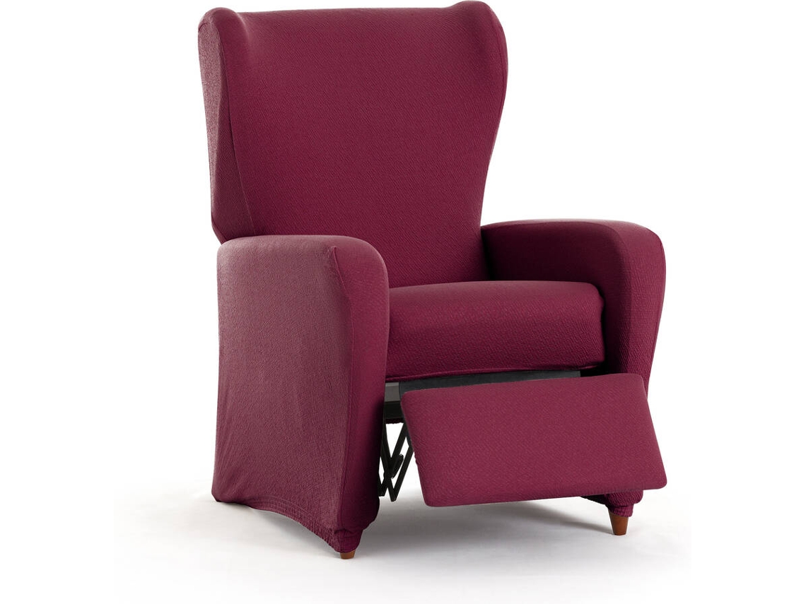 Funda de Sillón Relax EYSA Premium Bronx Tejido Multielástico (75 x 90 x 100 cm - Poliéster - Burdeos)