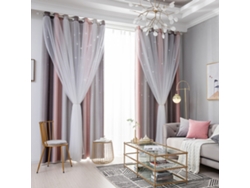 Cortinas de estrellas (translúcidas de dos capas)