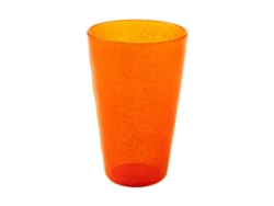 Memento Bicchiere Por Bebida En Vetro Soffiato Naranja
