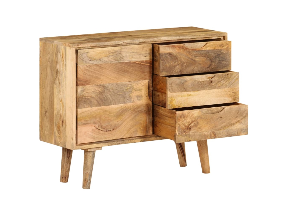 Maison Exclusive - Aparador De Madera Maciza De Mango 90x30x69 Cm