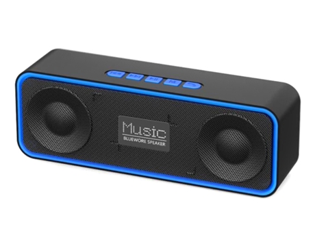 Altavoz Bluetooth Barril Inalámbrico Acero Inalámbrico Pequeño Altavoz Portátil Al Aire Libre Mini Subwoofer Pequeño Altavoz