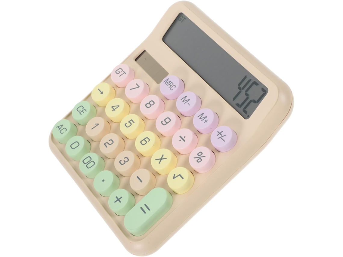 Calculadora mecánica portátil para estudiantes, compacta y decorativa, para matemáticas y física, Mate Gokoco