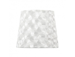 FAB 110813501 Pantalla Fatima E27 35dx18dx23htejido Blanco Nacar