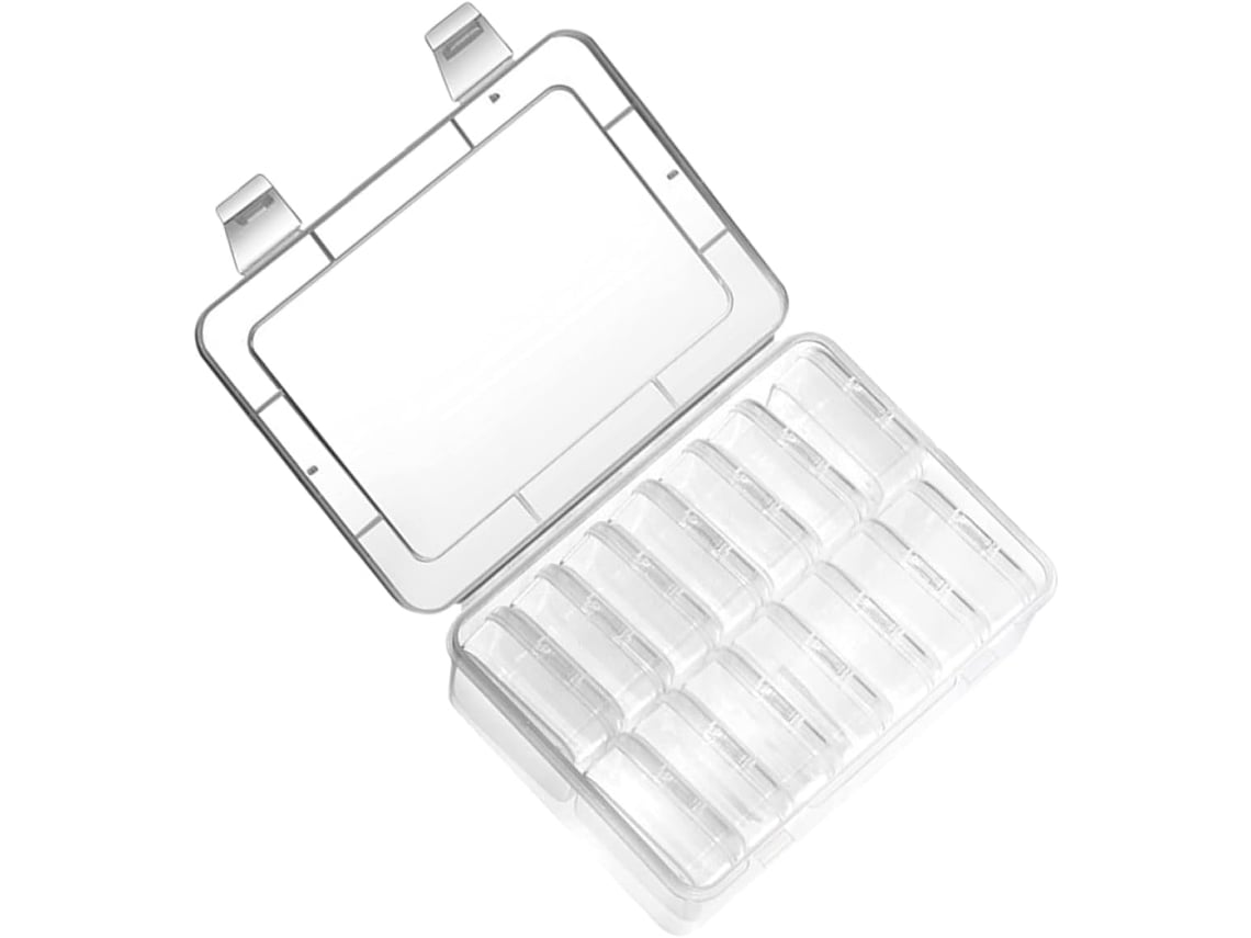 Mini Joyero Ergonómico Nuobesty Con 15 Compartimentos Para Cuentas Y Tapas.