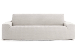 Funda de Sofá 3 Plazas EYSA Premium Jaz Tejido Multielástico (260 x 70 x 120 cm - Poliéster y Algodón - Crudo)