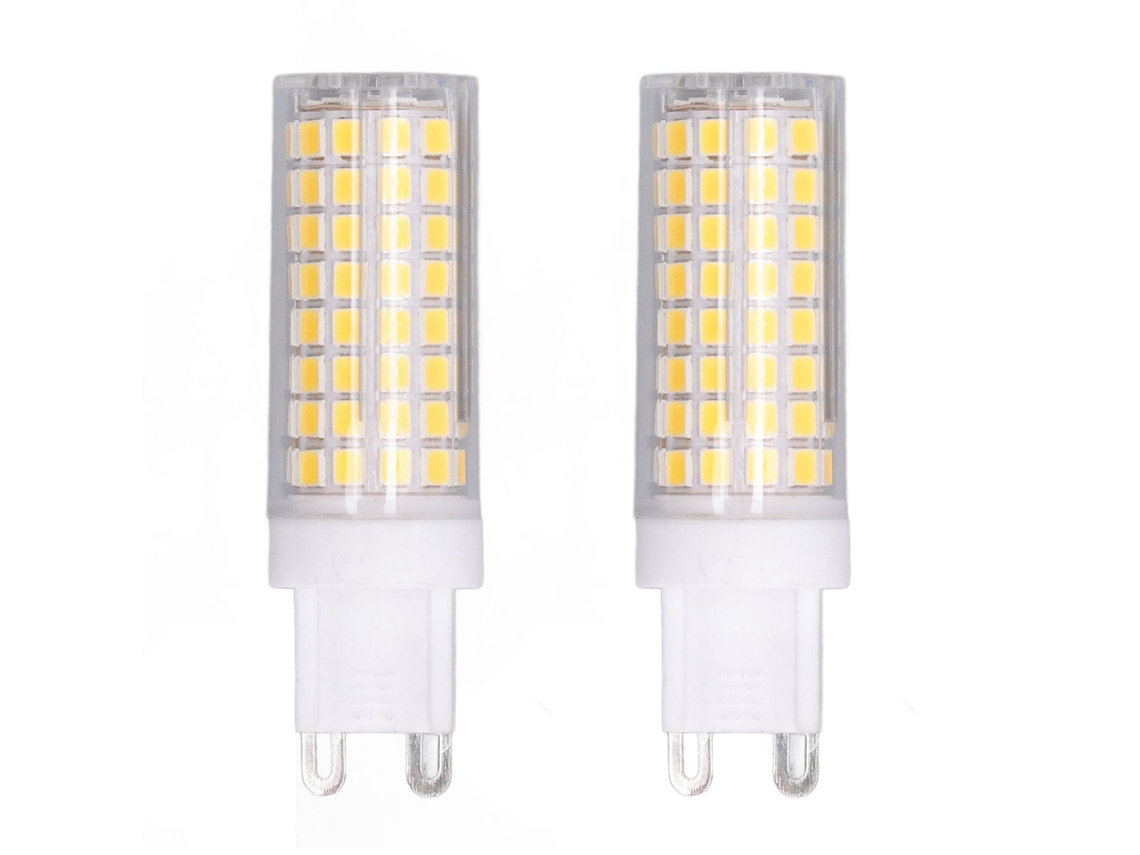 Bombilla Led G9 Ajustable De 10 W, Luz Natural, 102 Led, Protección Ocular, Para Lámpara De Araña O De Mesa, 2 Unidades, Ac100-120v