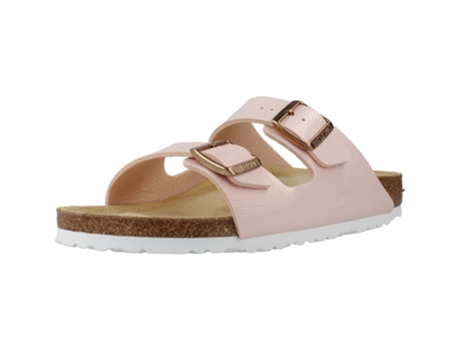 Zapatos de Mujer BIRKENSTOCK Arizona Birkoflor Emboss Tecido Rosa (40)