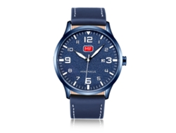 Reloj De Metal Impermeable Para Hombre Mini Focus Con Correa Ajustable Moda