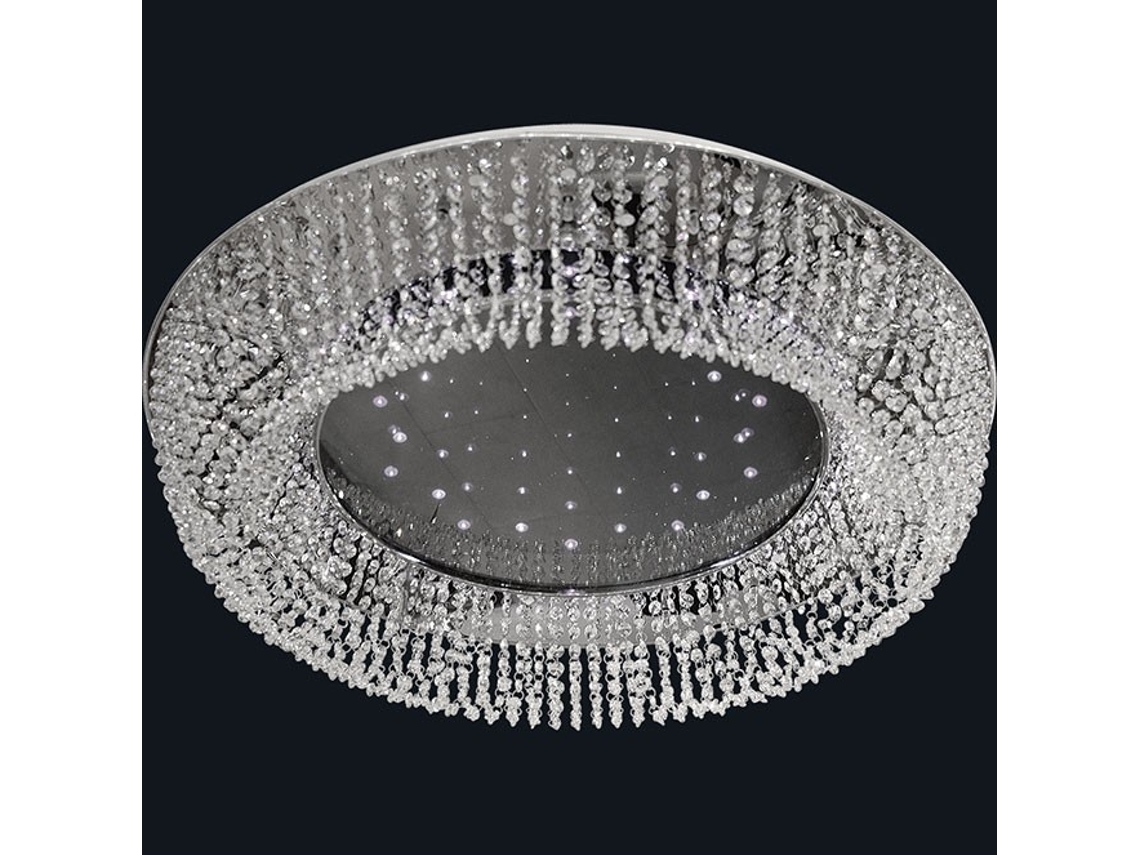 Plafón Violet Grande 25Xg4 12V90X0.06W Led Alt.19Xd.100Cm Cromado FERRIMEX