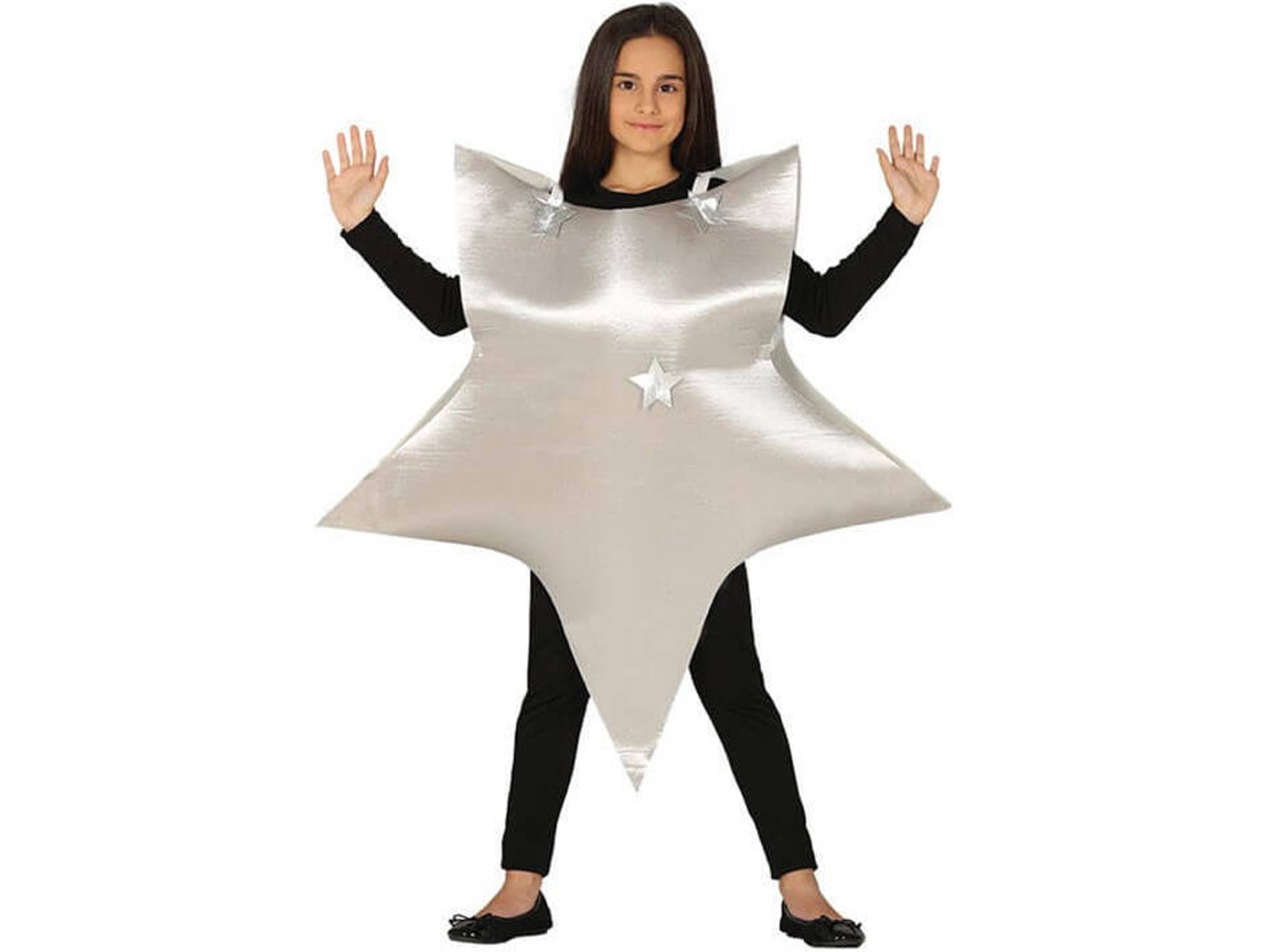 Disfraz Unisex DISFRAZZES Estrella Plateada (Talla: 5 a 6 años)