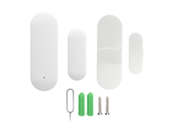 Sensor de puerta y ventana Wifi con aplicación y control de voz, alarma magnética inteligente para la seguridad del hogar