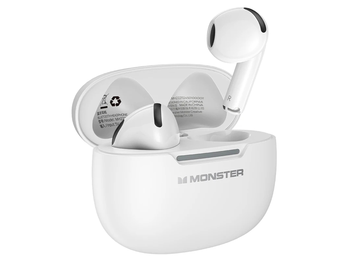 Auriculares Inalámbricos Monster N-lite208 Bt 5.4 Cancelación Ruido Deportivos Impermeables