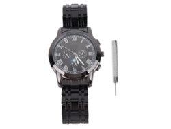 Reloj De Pulsera De Cuarzo Para Hombre Y Mujer, Estilo Casual, Acero Inoxidable, Resistente Al Agua, Color Plata.