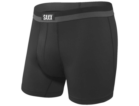 Ropa interior para Hombre SAXX UNDERWEAR Sport Mesh Fly Negro para Montaña (M)
