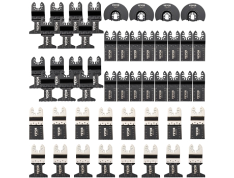 Hojas de Sierra Multiherramienta Oscilantes 50 Piezas para Madera Metal VEVOR