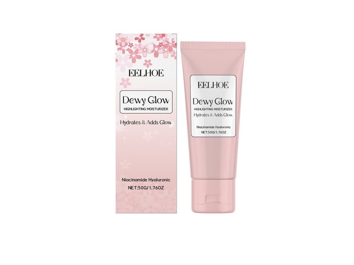 Crema hidratante iluminadora con efecto piel radiante