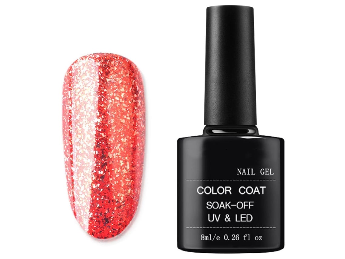 Esmalte De Unha Gel Uv/led De Brilho Puro 8ml Soak Off Manicure Elegante 3103