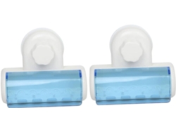 Soporte Para Cepillos De Dientes Con Ventosa Para Montaje En Pared, Paquete De 2,