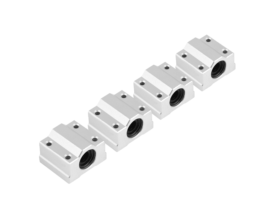 4 Piezas Scs8uu Rodamiento Lineal De Bolas Deslizante 8mm Bushing Bloque Deslizante Para Impresora 3d