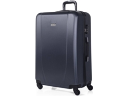 Maleta de Viaje Grandes ITACA Abs Texturizado Malet Negro (50x75x30 cm - 100 L)