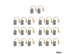 20 Escobillas De Carbón Para Generadores De Motor Eléctrico (12 X 5,8 X 7,9 Mm)