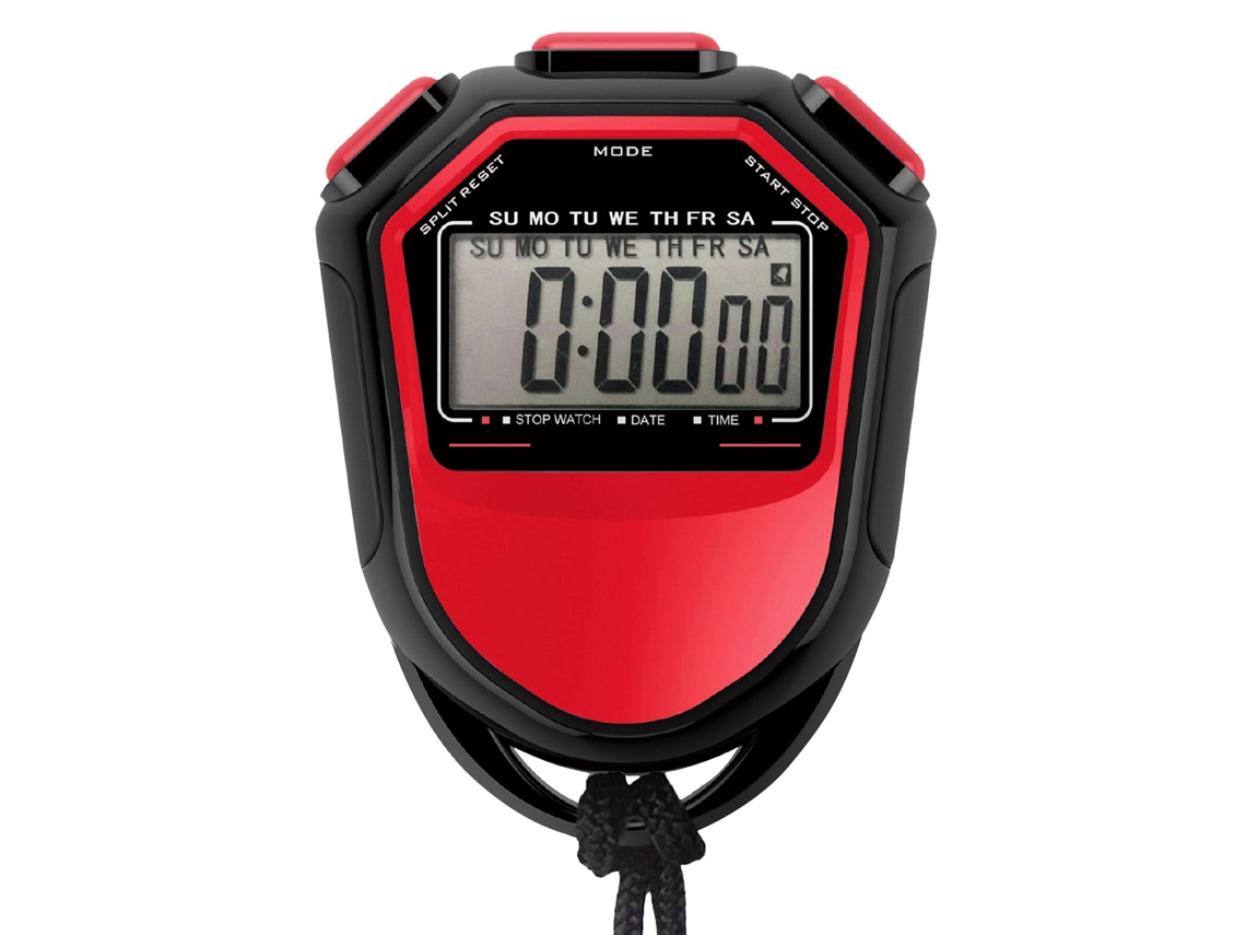 Cronómetro Digital Portátil E Impermeable Con Pantalla Lcd Y Correa Para Natación, Carrera Y Entrenamiento De Fútbol.