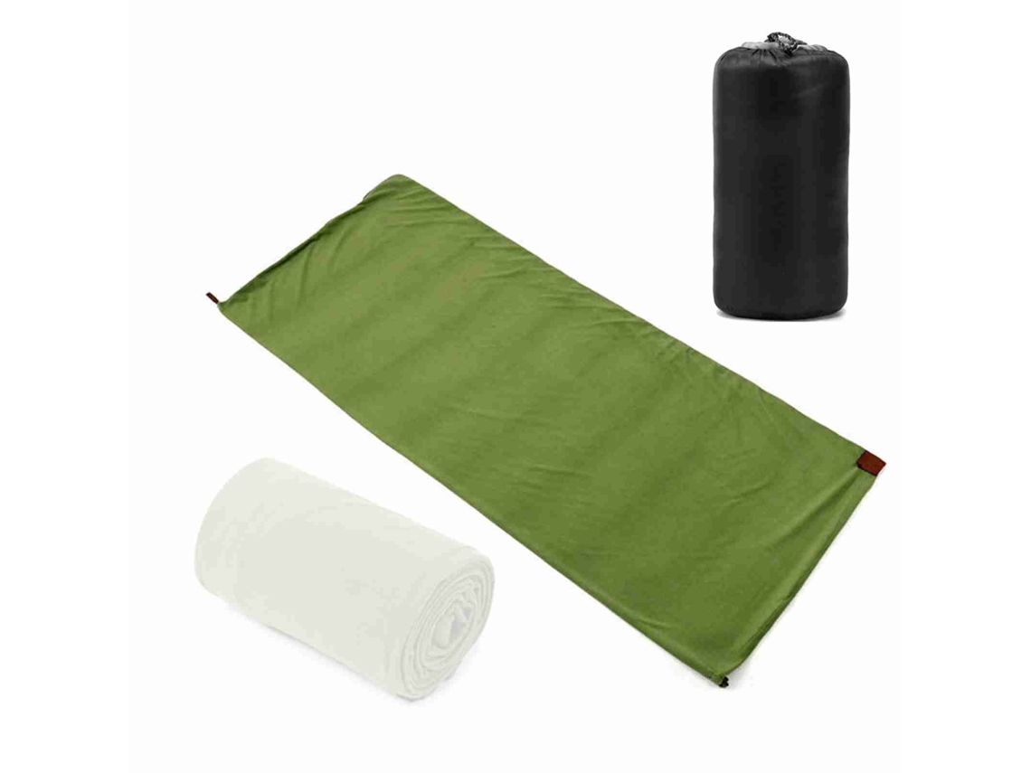Saco De Dormir Ligero Y Portátil De Forro Polar Para Acampar, Viajar, Hacer Senderismo, Emergencias Y Uso Al Aire Libre.