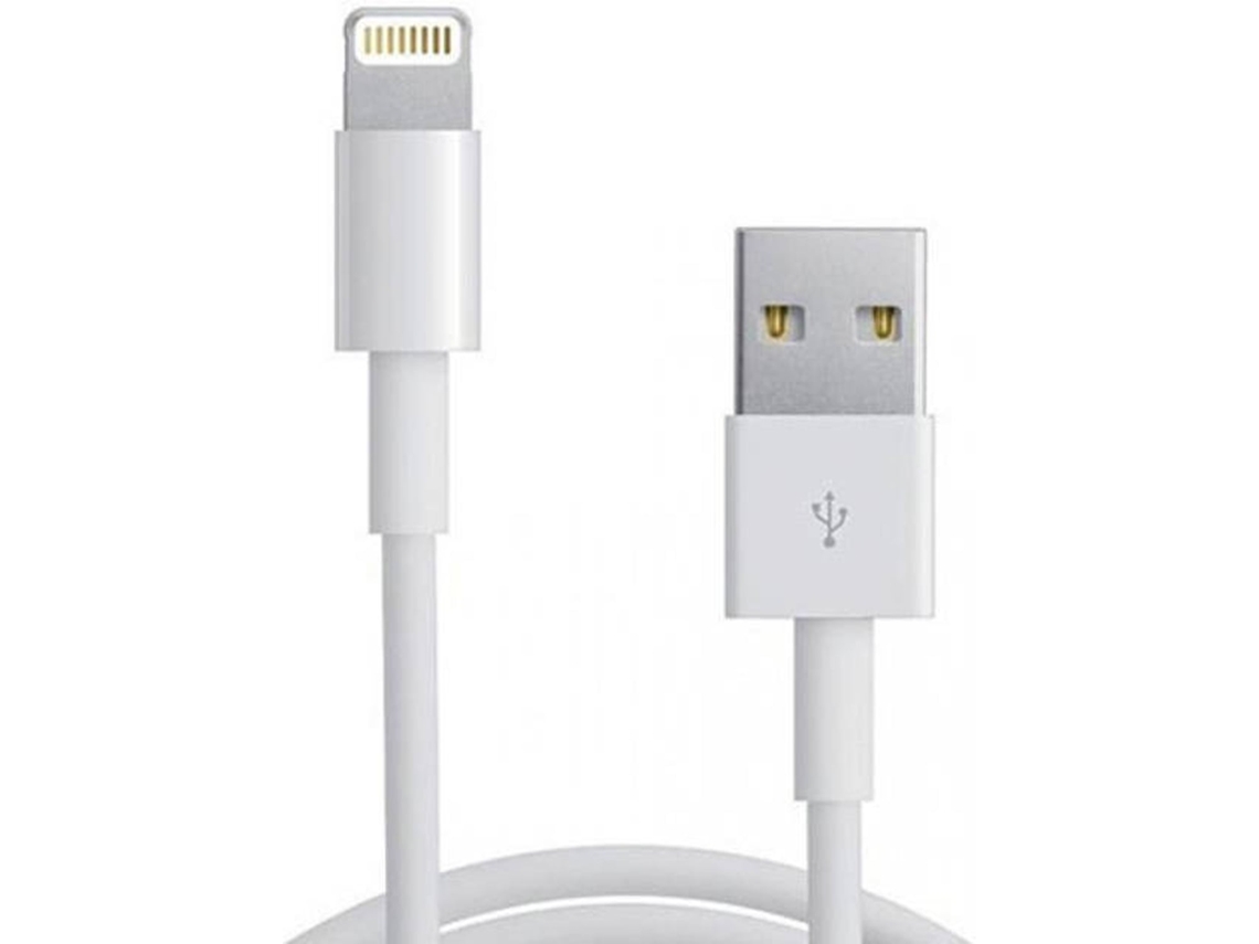 10.10.0401 Cable Usb A Lightning Blanco 1 M. Alta Velocidad Y Compatibilidad, Ideal Para Hogar, Oficina Y Viajes, Para Usuarios De