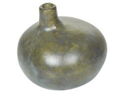 Jarra Decorativa Klang Cerâmica 18 Cm Cinzento