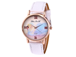 Reloj De Pulsera Deportivo De Cuarzo Blanco Para Hombre Y Mujer, Estilo Estudiantil.