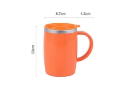 Taza térmica de acero inoxidable para té y café, taza térmica de viaje con aislamiento térmico Ly Ebike