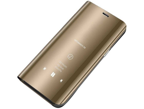 Carcasa Galaxy S7 LMOBILE Clear View Dorado
