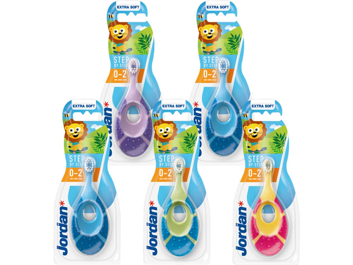Pack de 5 Cepillos de Dientes JORDAN STEP 1