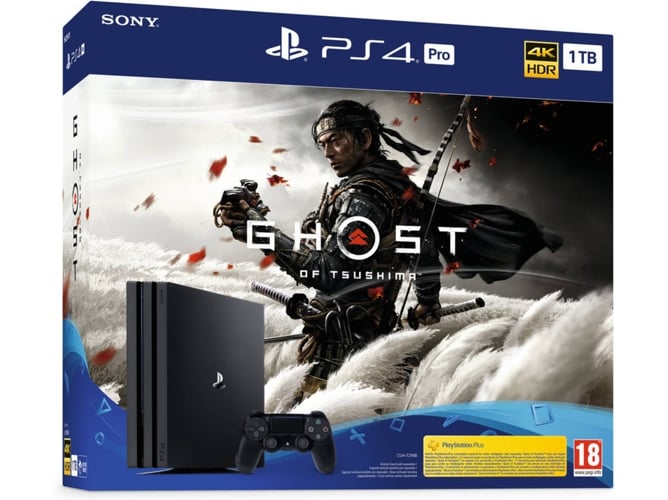 Consola PS4 Pro + Ghost of Tsushima (1 TB)