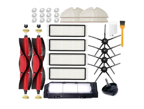 30 piezas de cepillo principal Cepillo Lateral filtro Hepa paño de mopa reemplazo para Xiaomi Roborock S6 Pures6 Maxv piezas de aspiradora