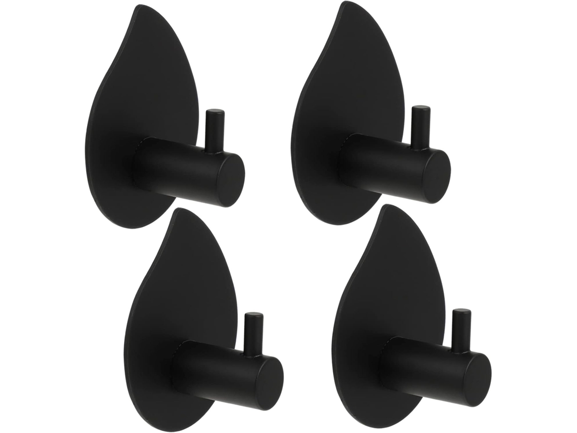 Juego De 4 Ganchos Adhesivos De Acero Inoxidable Para Pared, Ideales Para Cocina Y Baño, Para Colgar Toallas.