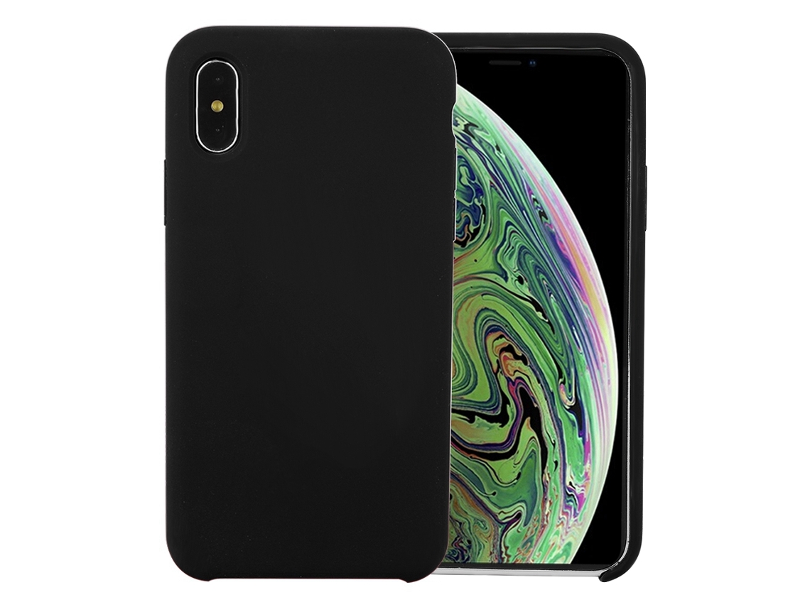 Caja Protectora (protección De Cámara, Tacto Cómodo) Para Iphone Xs - Negro