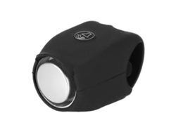 Bocina Eléctrica Para Bicicleta De 120 Db, Elástica De Silicona Con Batería, Zumbador, Alarma Para Motocicleta, Color Negro.