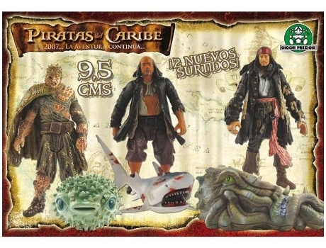 Figura GIOCHI-PREZIOSI Piratas Del Caribe Figura Deluxe 9.5 Cm (Unidad) (Edad Mínima: 4 Años)