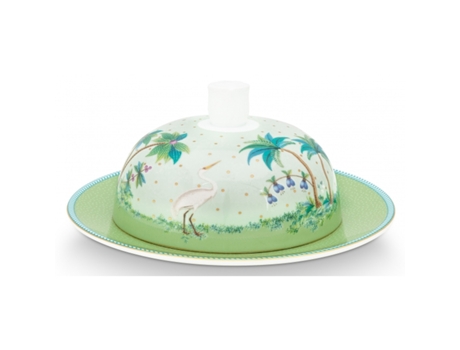 Mantequillera PIP STUDIO Jolie Verde 17X8Cm