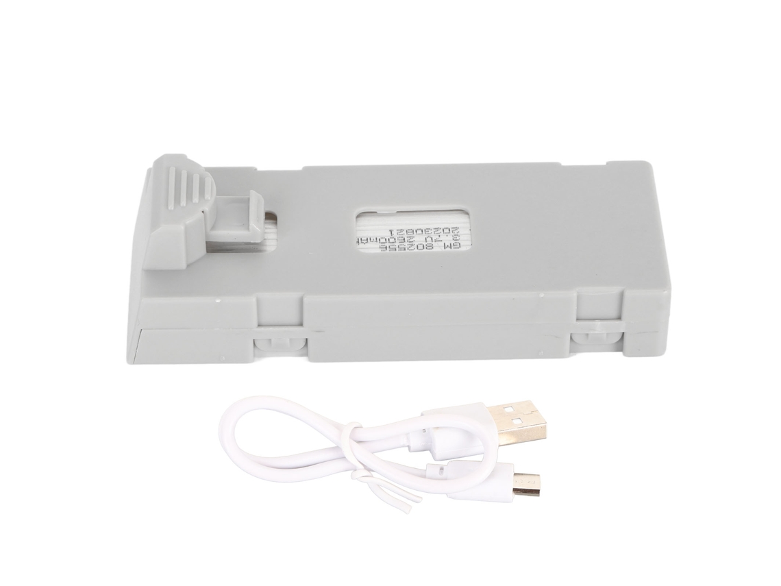 Batería De Litio Para Dron De 3,7 V Y 2600 Mah Para E88, E88pro, E525, E99, E99pro, P1, P5pro, K3, S1, P8 Y S98 (gris)