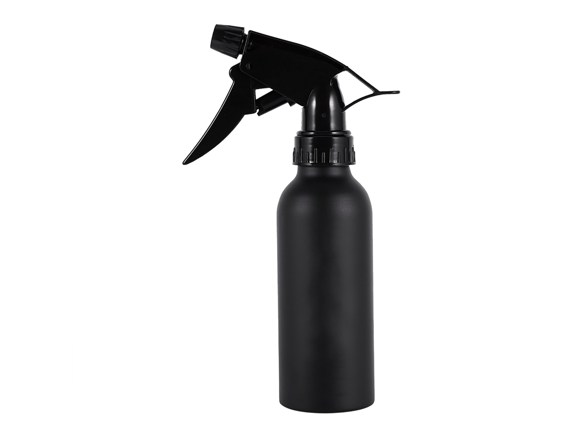 Botella De Spray Para Pelo 200ml, Recipiente Vacío Para Salón, Jardinería Y Estilismo De Cabello, Color Negro