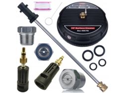 Kit de limpieza T-racer + Lanza de 34 cm + Adaptador Lavor/Kärcher | Compatible con hidrolimpiadoras Kärcher K2–K7