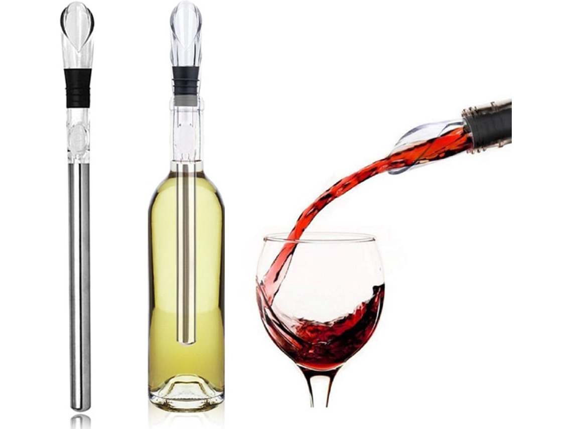 Varita Enfriadora De Vino, Ambientador De Botellas, Dispensador Y Servidor De Vino.