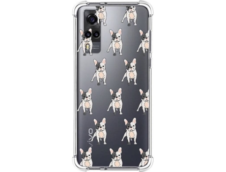Carcasa Vivo Y52 5G TUMUNDOSMARTPHONE Dibujos Antigolpes Perros 12 Multicolor