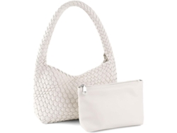 2026-bolsos De Cuero Tejido Y Carteras Para Mujer Bolso De Hombro Versátil Artesanal Moda