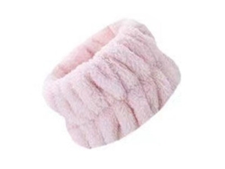 Muñequera Para Lavarse La Cara Con Absorción Fuerte De Agua, Franela Transpirable, Ligera Y Amigable Con La Piel, Color Rosa Bud