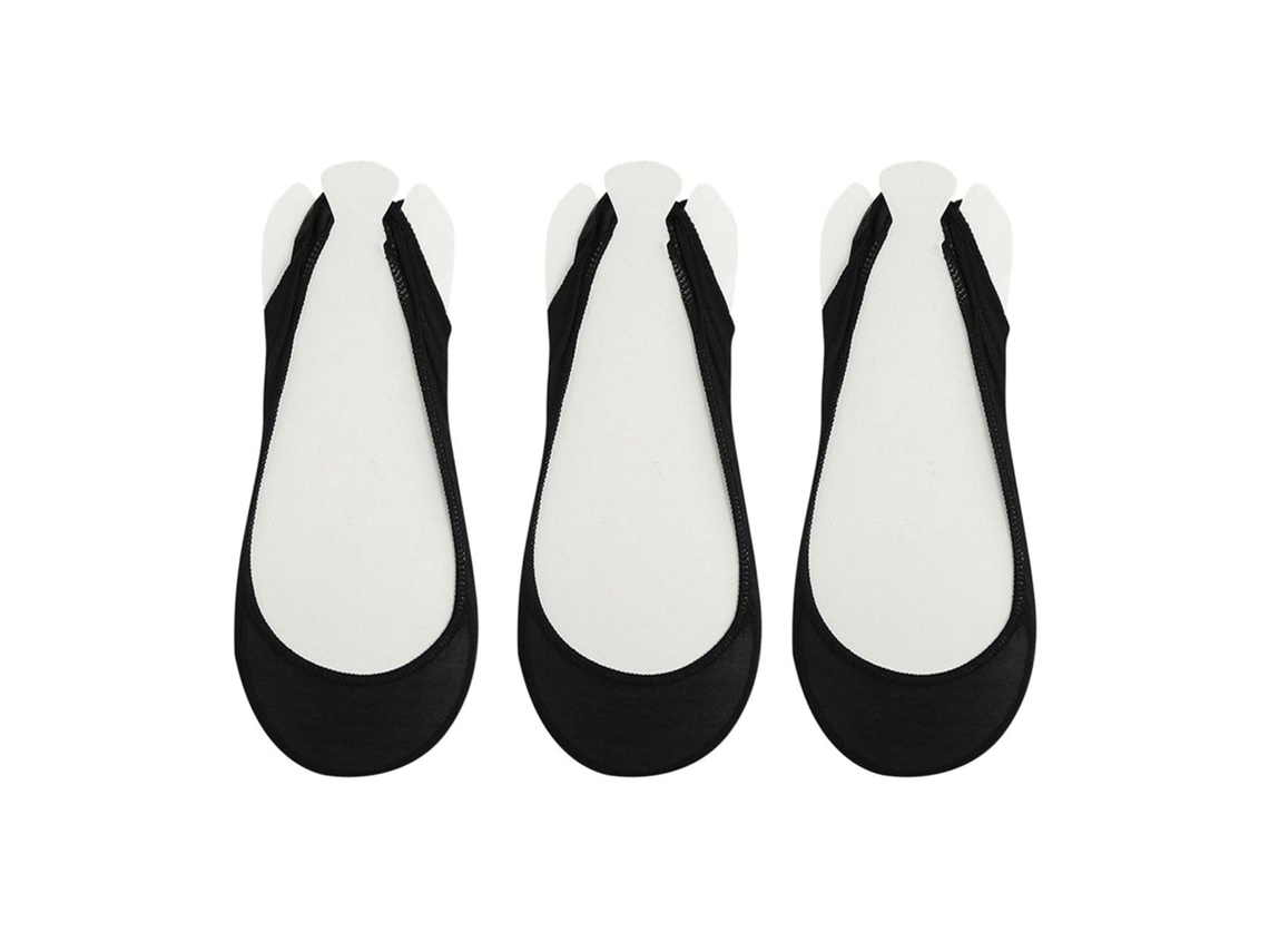 Calcetines invisibles para zapatos bajos - negro - 3 pares NORTHIX