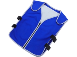Chaleco refrigerante para adultos con diseño ajustable y bolsas de hielo para deportes al aire libre.