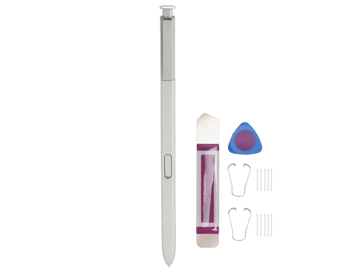 Lápiz Stylus (toque De Alta Sensibilidad Con Puntas De Repuesto) Para Note 8 Plata